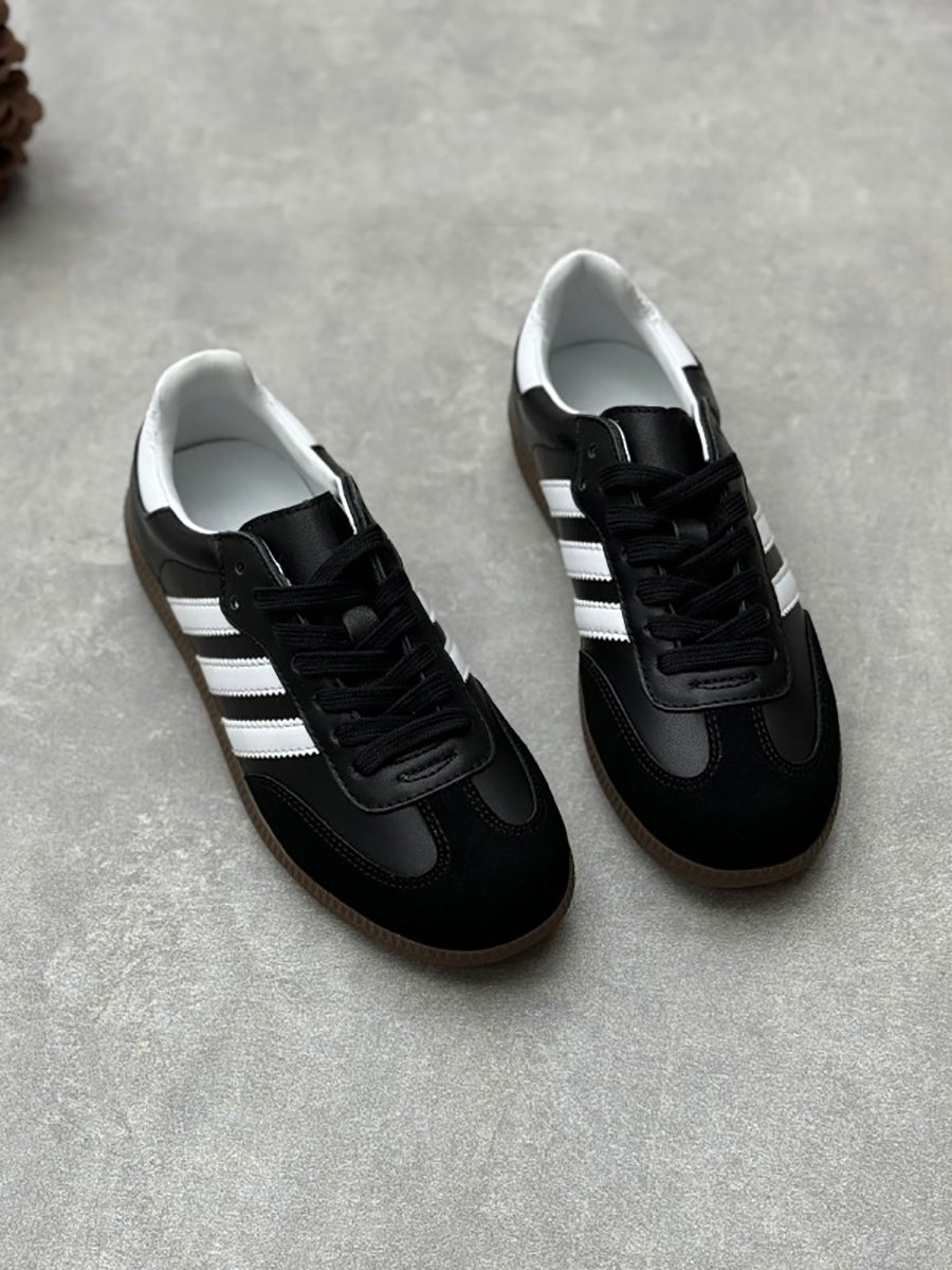 Women Casual Three Stripes Colorblock Shoes QN006 ZYXY