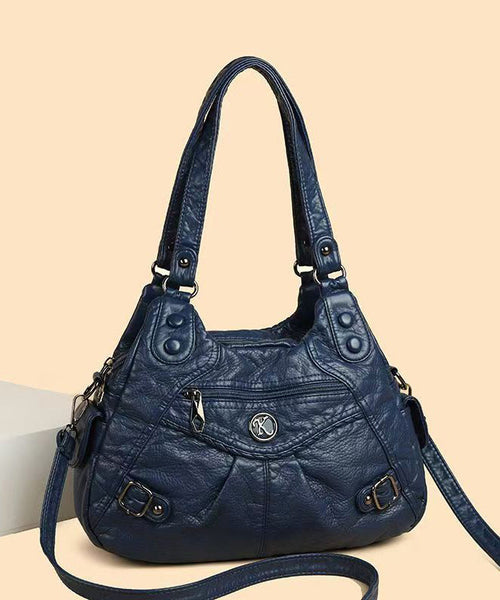 Large Shoulder Bag Capacity New 2025 Leather Faux Black FashionChic