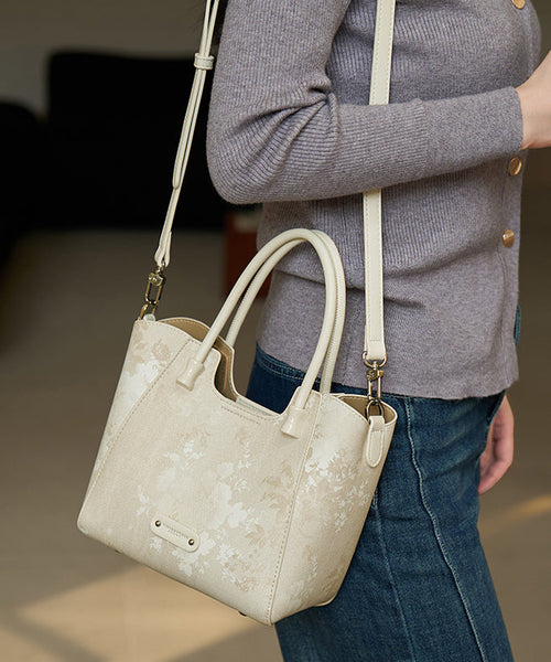 Apricot Tote Bag Fashion Capacity Print New Large 2025 FashionChic