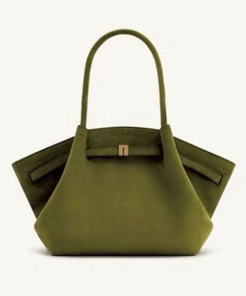 Shoulder Bag 2025 Capacity Large Green New Suede FashionChic
