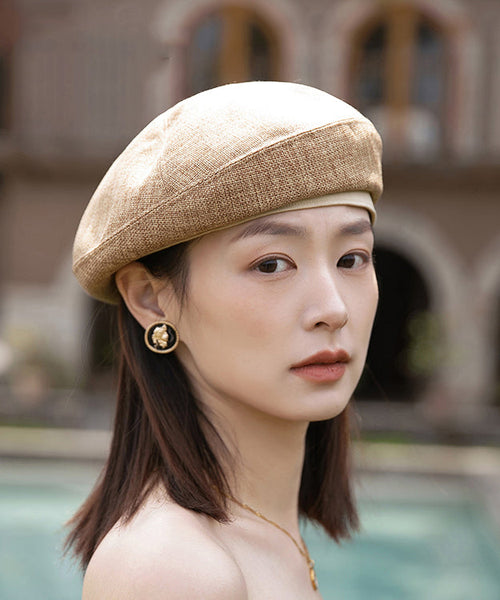 Beret 2025 New Versatile Hat Stylish Khaki FashionChic