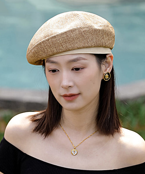 Beret 2025 New Versatile Hat Stylish Khaki FashionChic