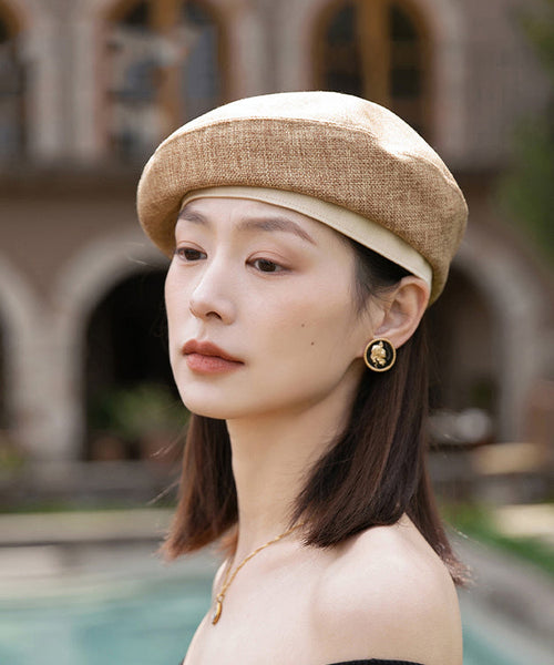 Beret 2025 New Versatile Hat Stylish Khaki FashionChic