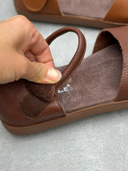 Leather Flat Genuine Women Color Pure Spring Shoes FashionChic