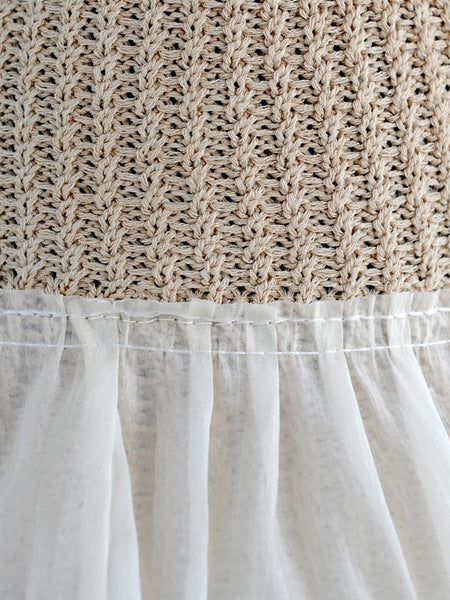 Flower Lace Spliced Women Sunproof Embroidery Ethnic Hat FashionChic