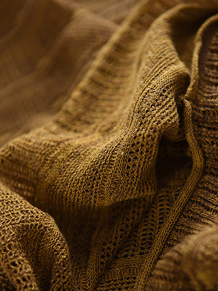 Summer O-Neck Stripe Shirt Knitted Casual Women FashionChic