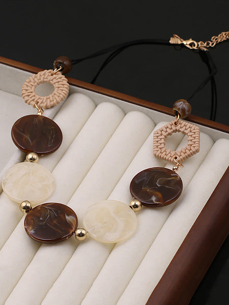 Resin Necklace Women Vintage Acrylic FashionChic