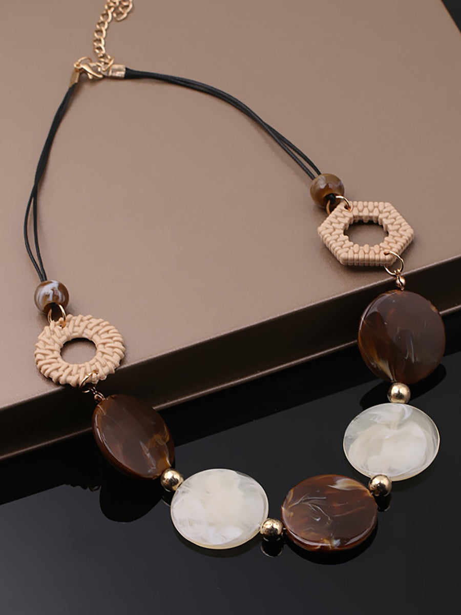 Resin Necklace Women Vintage Acrylic FashionChic