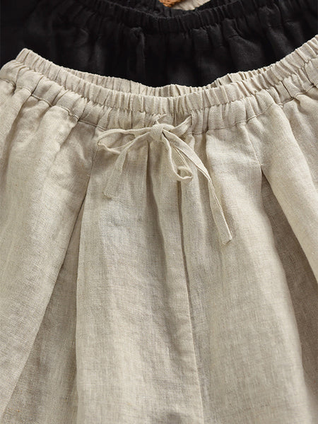 Summer Pure 100%Linen Skirt Color Women FashionChic