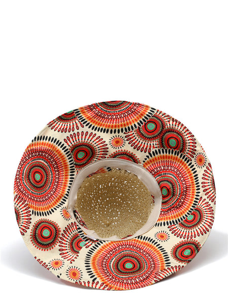 Weave Sunproof Flower Summer Hat Bohemia Women Spliced FashionChic