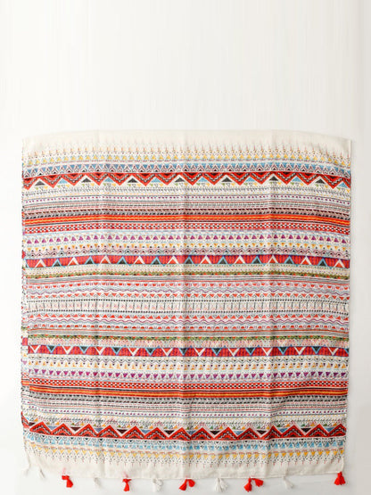 Shawl Tassel Print Bohemia Geometric Women Scarf FashionChic