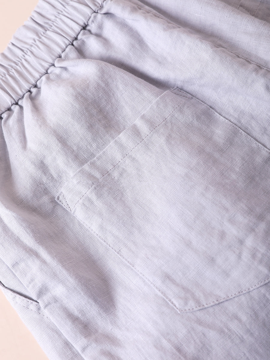 Pants Pure Straight Women 100%Linen Summer Color FashionChic