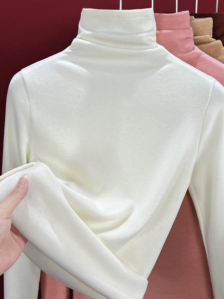 Knitted Turtleneck Autumn Sweater Casual Women FashionChic