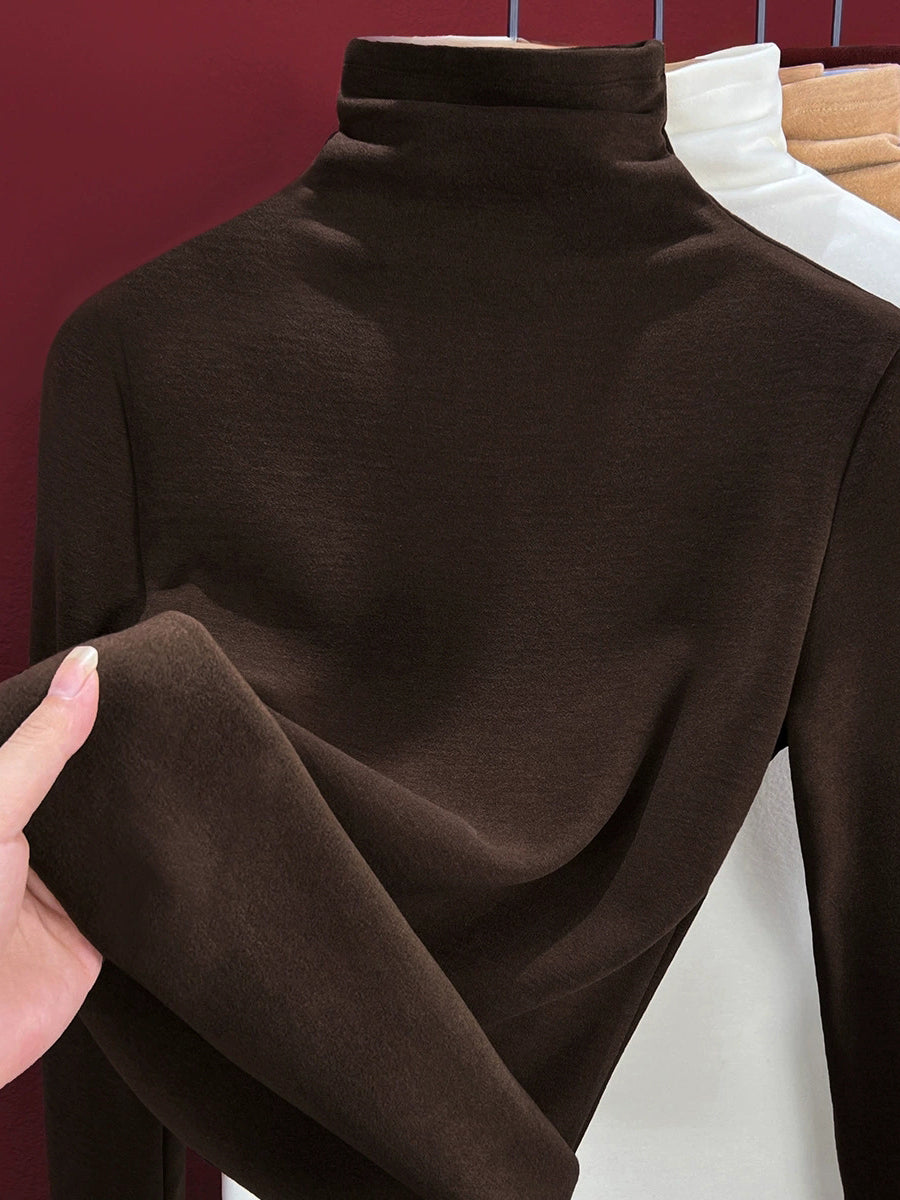 Knitted Turtleneck Autumn Sweater Casual Women FashionChic
