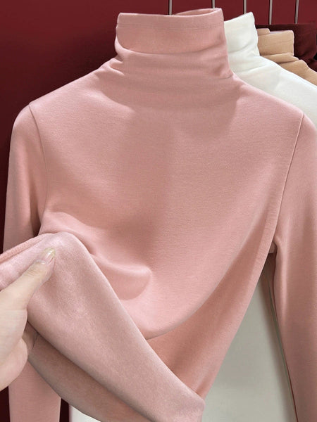 Knitted Turtleneck Autumn Sweater Casual Women FashionChic