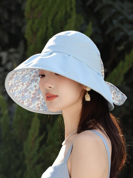 Floral Summer Sunproof Bowknot Women Artsy Hat FashionChic