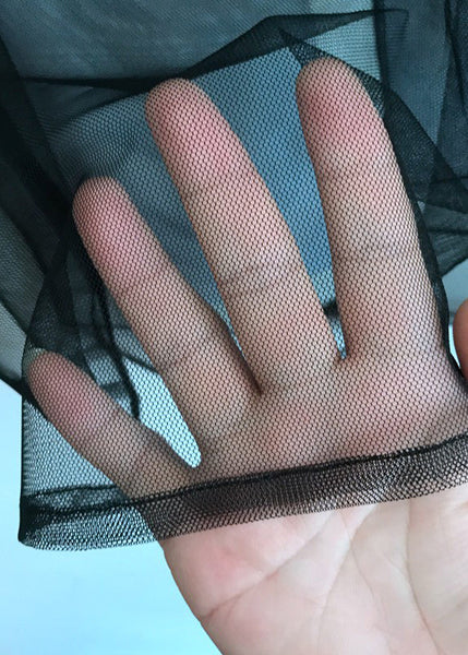 Women Black Print Button Tulle Blouse Summer NN005 shopify