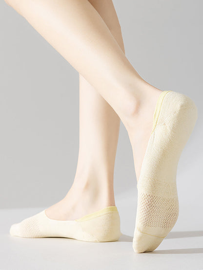 6 Pairs Women Casual Summer Solid Cotton Boat Socks CX022 JIEX