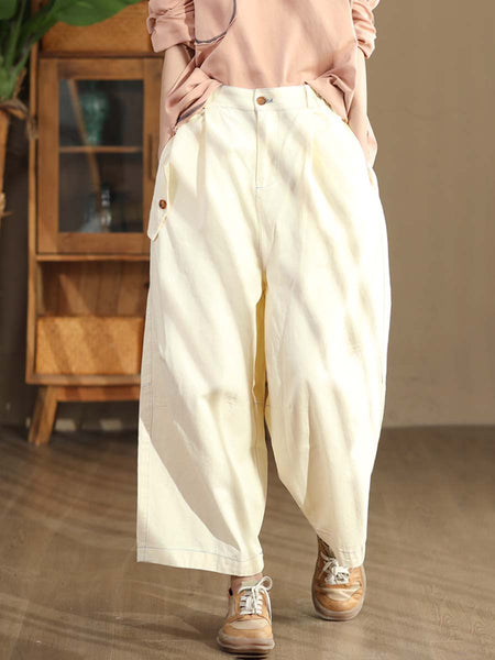 Women  Autumn Commute Solid Loose Harem Pants AT1070 ZMMM