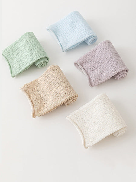 6 Pairs Woen Solid Thin Cotton Socks CX002 BUYKUD