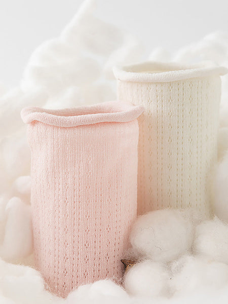 6 Pairs Woen Solid Thin Cotton Socks CX002 BUYKUD