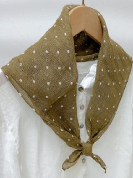 Vintage Stripe Women Casual Plaid Square Scarf FashionChic