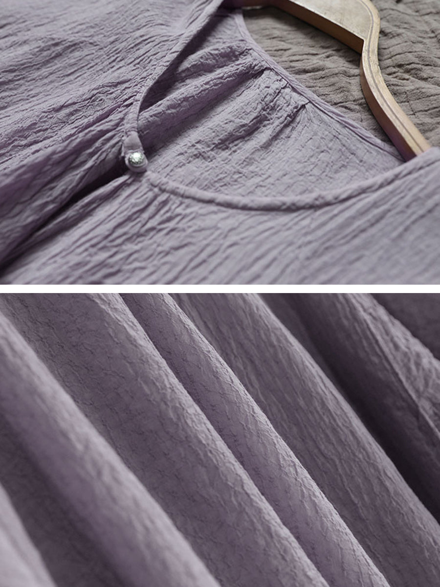 Women Summer Casual Solid Strap Jacquard Shirt FG1040 Ada Fashion