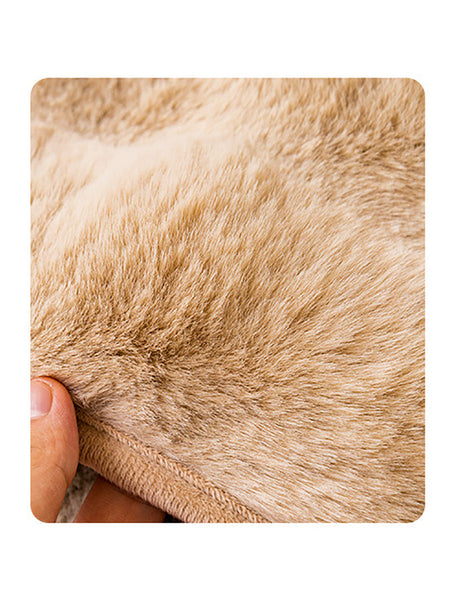 Winter Warm Solid Soft Fleece Casual Thick Soft Cushion BA1032 Genistyle Shop