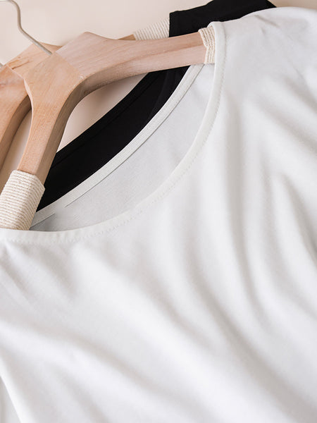 Plus Size Women Summer Casual Irregular Spliced Shirt AS1062 Ada Fashion