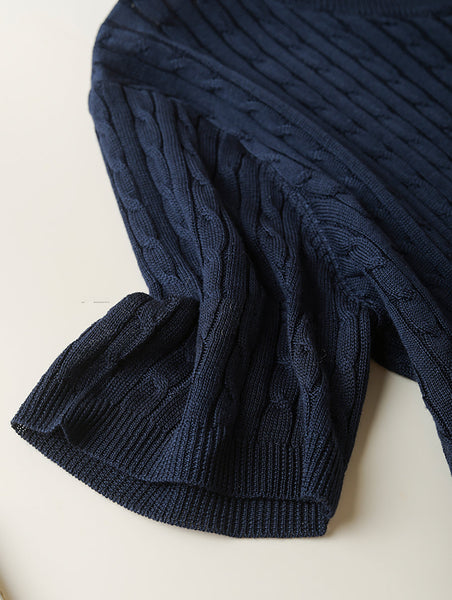 Women Summer Casual Knitted O-Neck Shirt CX035 ZMMM