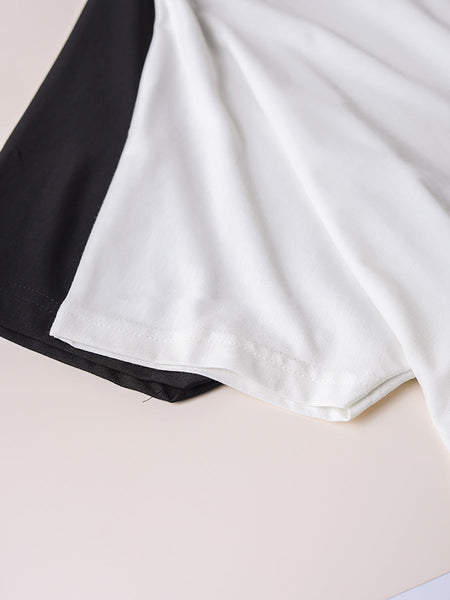 Plus Size Women Summer Casual Irregular Spliced Shirt AS1062 Ada Fashion