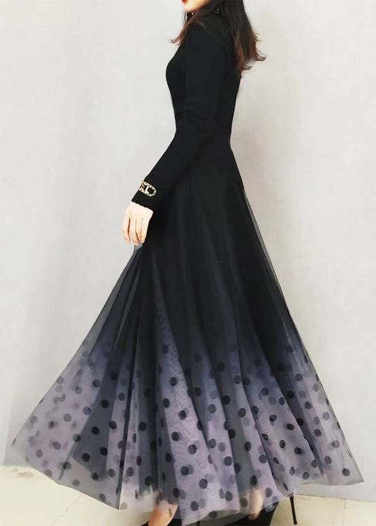 High Skirts Gradient Exra French Hem Large Color Waist Tulle FashionChic
