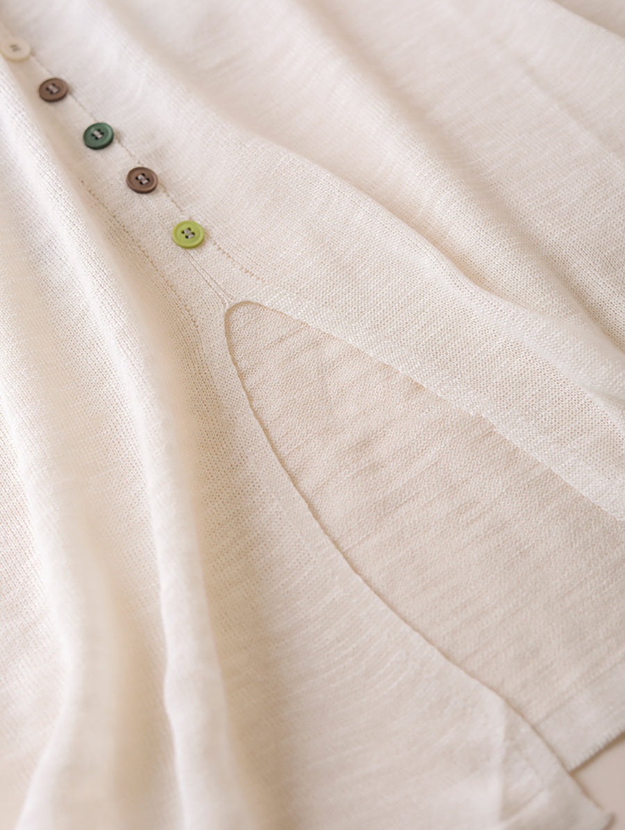 Women Casual Solid Colorful Buttom Summer Thin Shirt QW1050 Ada Fashion