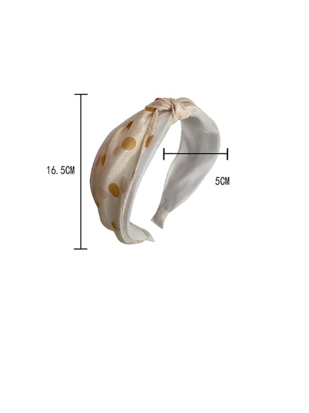 3 Pieces Set Women Artsy Dot Cross Hair Band AS1036 Ada Fashion