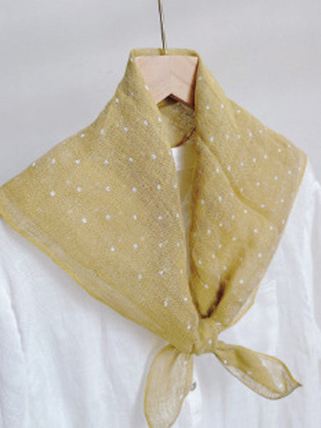 Vintage Stripe Women Casual Plaid Square Scarf FashionChic