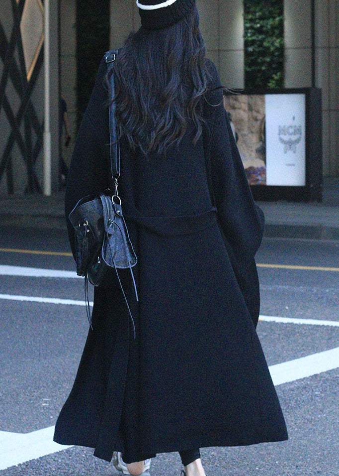 Style Beige Peter Pan Collar Tie Waist Knit Loose Cardigans Winter RV035 ABC