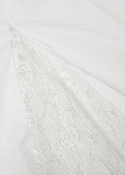 Bohemian White Asymmetrical Lace Patchwork Skirts Summer QC034 shopify