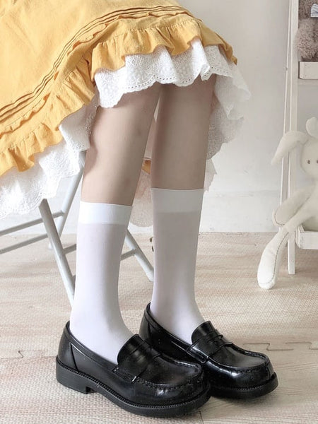 Velvet JK Socks White/Black FashionChic