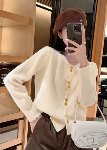 Chic Red O Neck Button Knit Cardigan Coat Fall QC046 shopify