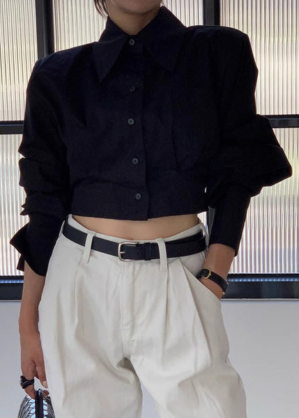 Blouses Lace Back Cotton Shorts White Beautiful Up Spring FashionChic