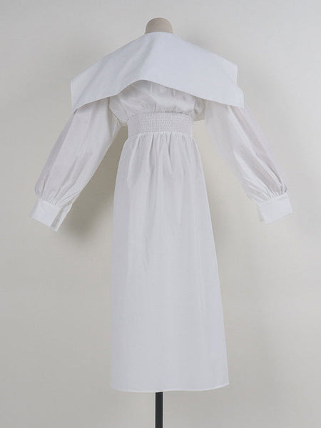 Pleated Black Asymmetric Lapel Waisted Long High Modern Belted FashionChic