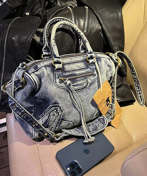 American Style Khaki Denim Carrying Crossbody Bag GG083 Bag-BGS240606