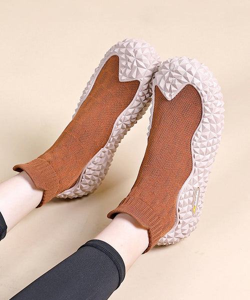 Anti Slip Lightweight Soft Sole Breathable Fitness Shoes Yellow JJ034 Shoe-PDX240609