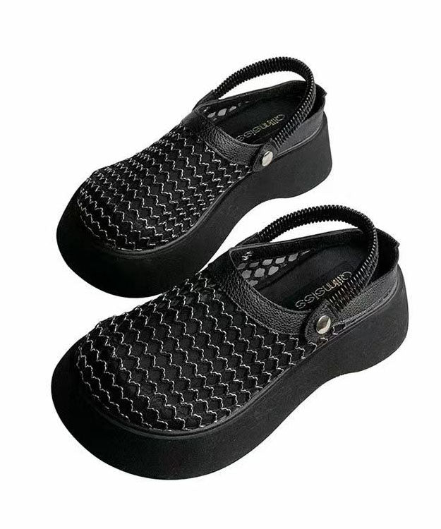 Apricot Sandals Platform Breathable Mesh Casual Splicing DD1043 Shoe-LX240605