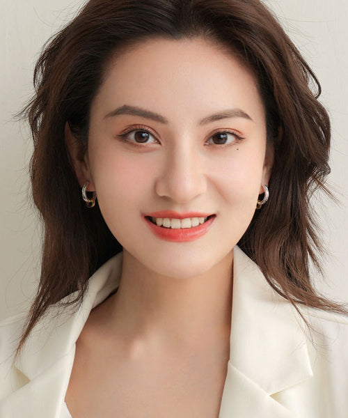 Sterling Gold Art Overgild Earrings Hoop Silver FashionChic