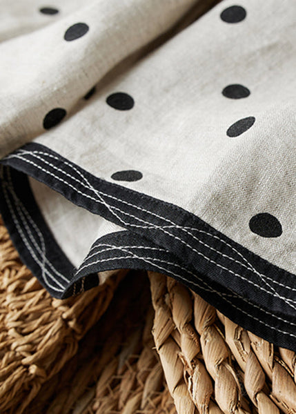 Art O Shirts Spring Neck Dot Button Cotton FashionChic