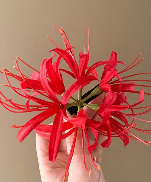 Art Pink Alloy Equinox Flower Hairpin AB1080 Genistyle Shop