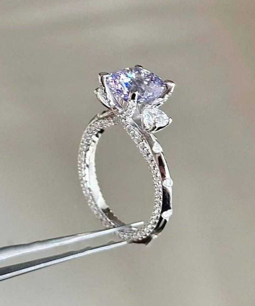 Art Purple Copper Zircon Rings AC1069 Genistyle Shop