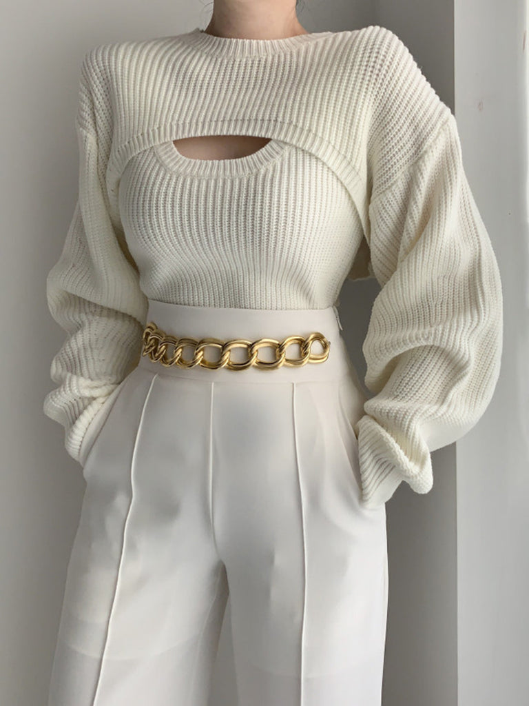 Utility Two Piece Bolero Sweater bronxriverempiregardens