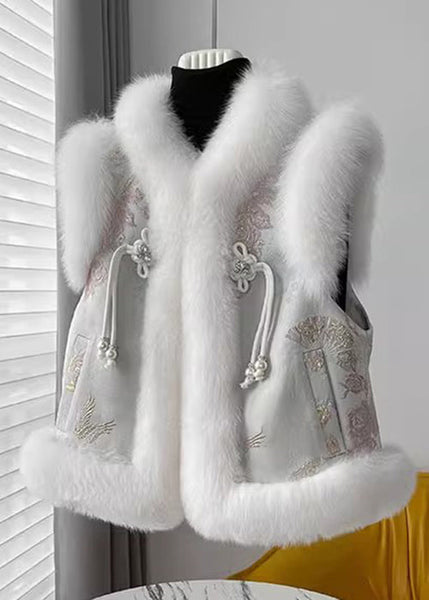 Beautiful Apricot Pockets Patchwork Cotton Filled Waistcoat Winter RZ031 ABC